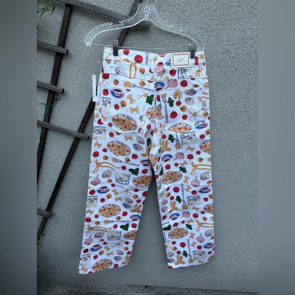 Lisa Says Gah White Pasta Buon Appetito Robyn Jeans New with Tags! - Picture 10 of 12